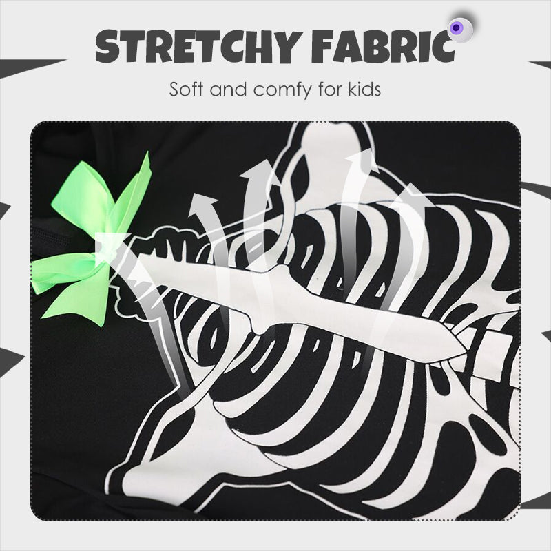 Glow-in-Dark Skeleton Costume for Halloween💀