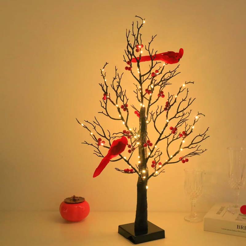 Birch Tree LED Lamp for Indoor Decor