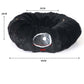 2-in-1 Foldable Indoor Soft Round Cat Tunnel Bed