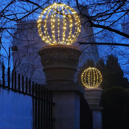 💡✨Hanging LED Sphere Light – 360° soft glow, collapsible & weatherproof. Perfect for patio, garden & holiday decor! 🌟🏠