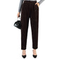 Women's High-Waist Plush-Lined Warm Pants
