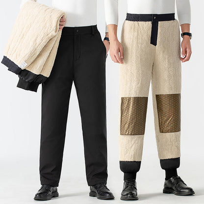 Men’s Cozy Thermal Pants With Graphene Knee Pads👖