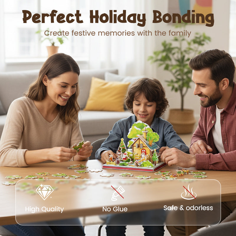 🎅Christmas gifts🎁3D DIY Christmas Puzzle Kit
