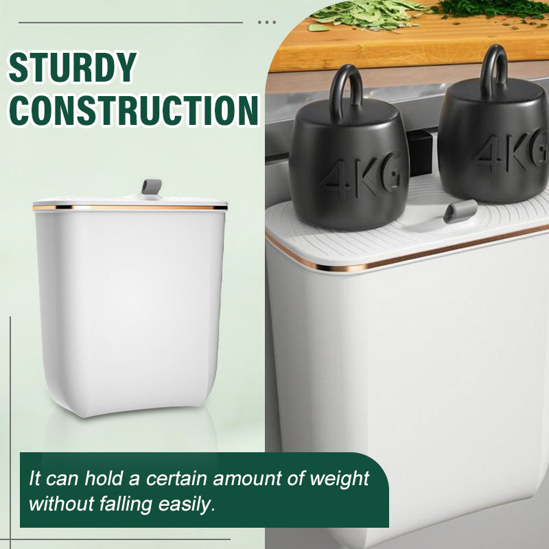 Large Capacity Wall-Mounted Trash Can
