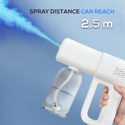 💨 🛡️Sanitizer Nano Sprayer Gun – ultra-fine nano mist covers surfaces fast, no wiping needed.🏠