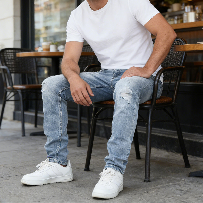 Men's Modern Slim Fit Stretch Jeans