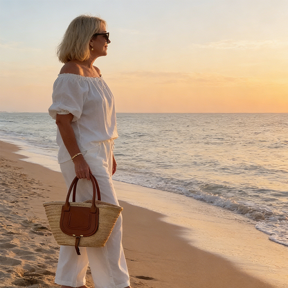 💃 Women's Drawstring Top & Pants 2-Piece Set – Relaxed Fit, Comfortable & Perfect for Lounging or Everyday Style 🌸