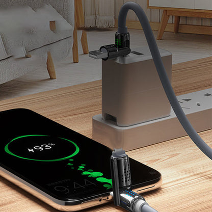 4-in-1 Fast Charging Data Cable with Breathing Light