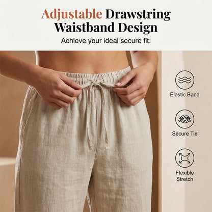 ⏳Time-Limited Special⏰Women's Casual Cotton Linen Capris