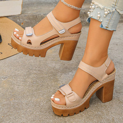 Women's Summer Platform One-Strap Sandals – Comfortable, Lightweight & Perfect for Beach or Daily Wear☀️