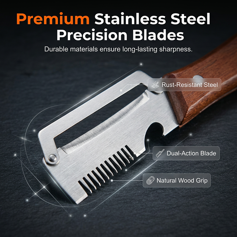 🥒 3-in-1 Scallion Shredder & Peeler – Fast, Efficient & Must-Have Kitchen Tool ✨🍴