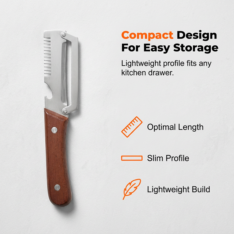 🥒 3-in-1 Scallion Shredder & Peeler – Fast, Efficient & Must-Have Kitchen Tool ✨🍴