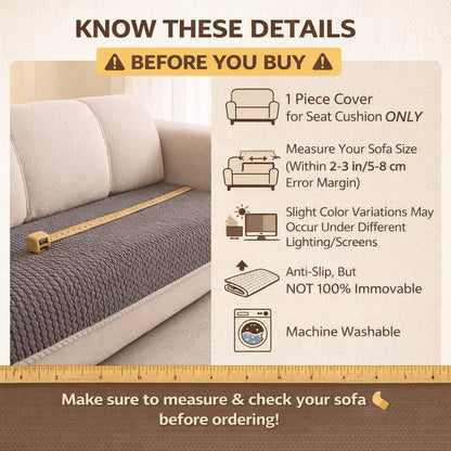 🛋️ Thickened Non-Slip Sofa Cover – Ultra-Soft, Washable, Scratch-Resistant & Pet-Friendly, 4 Colours ✨