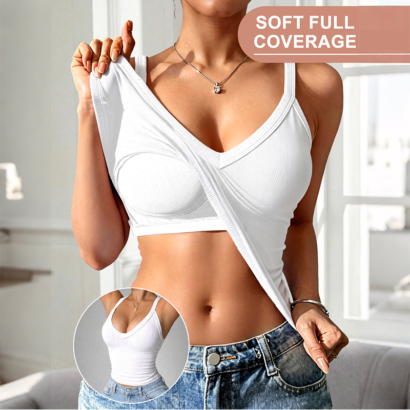 🧺Women's Slim-Fit Padded Tank Top