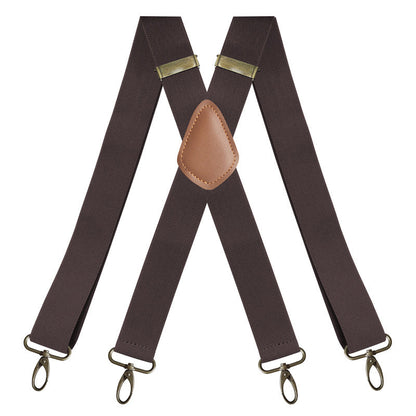 🧵👖🌀Universal X-Shaped High-Elastic Suspenders – Stretchy & Breathable, No More Sagging Pants, Perfect for Work, Leisure, or Active Days 🏃‍♂️💨