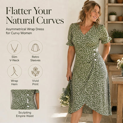 🌷Women's Floral V-neck Printed Dress