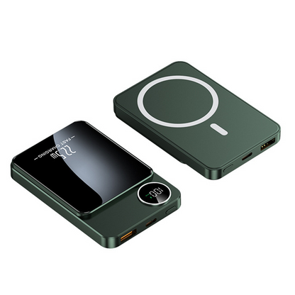 🔋⚡ 22.5W Power Bank – magnetic, slim, charges 3 devices at once!