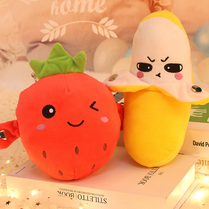 🍌🍓Give him a joyful childhood！🎶Fruit Sensor Beat Interactive Doll