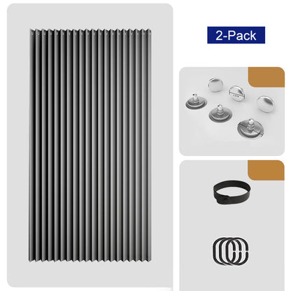 ⭐No-Drill Magnetic Accordion Door Curtain