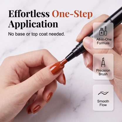 Solid & Cat Eye One-Step Gel Nail Polish Pen