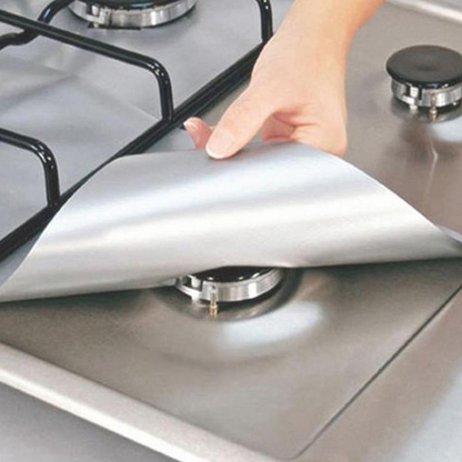 🔥 Reusable Gas Stove Burner Protectors – Heat-Resistant to 260°C, Non-Stick, Easy Clean – Keeps Your Stove Looking New! ✨