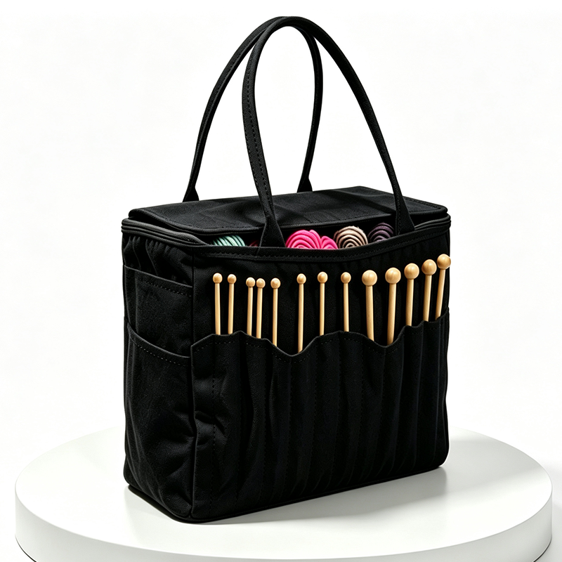 💞🔥Canvas Yarn Storage Bag with Needle Pockets
